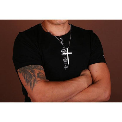 Cross Self Defense Spike Pendant