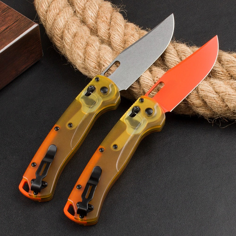 BM15535 Giallo PEI Edizione Trasparente Strumento Pieghevole da Esterno