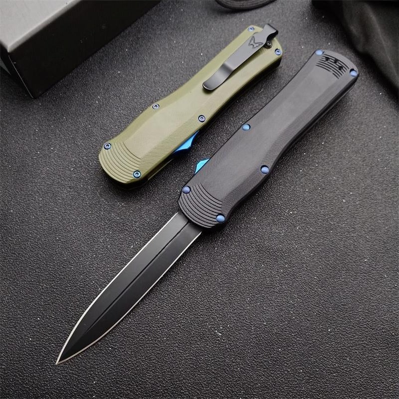 BM3400 G10 Verbundgriff mit mattem Titan-Finish für tragbare Outdoor-Werkzeuge