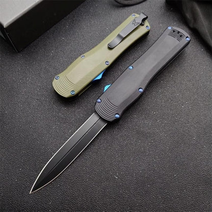 BM3400 G10 Verbundgriff mit mattem Titan-Finish für tragbare Outdoor-Werkzeuge