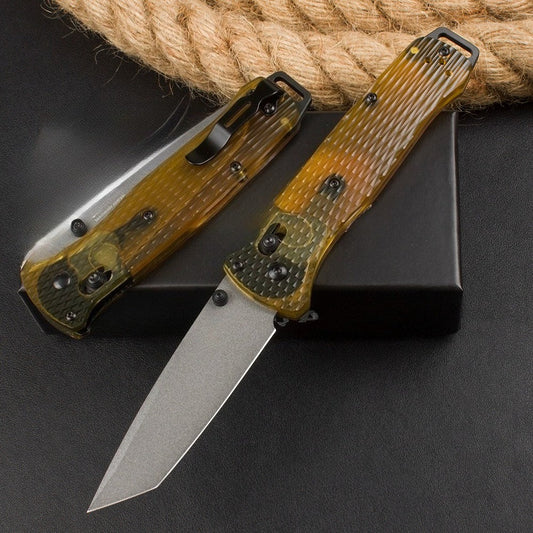 BM537 Manico in PEI Trasparente Utensile Pieghevole Portatile da Esterno