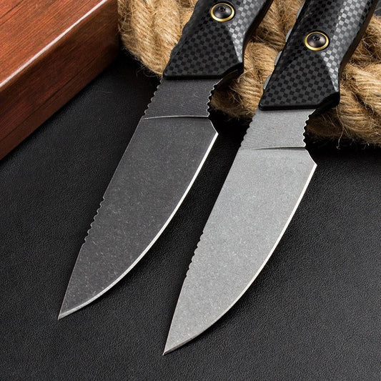 BM15600 Nylon-Fiberglasgriff Stonewashed D2 Stahl Outdoor EDC Werkzeug