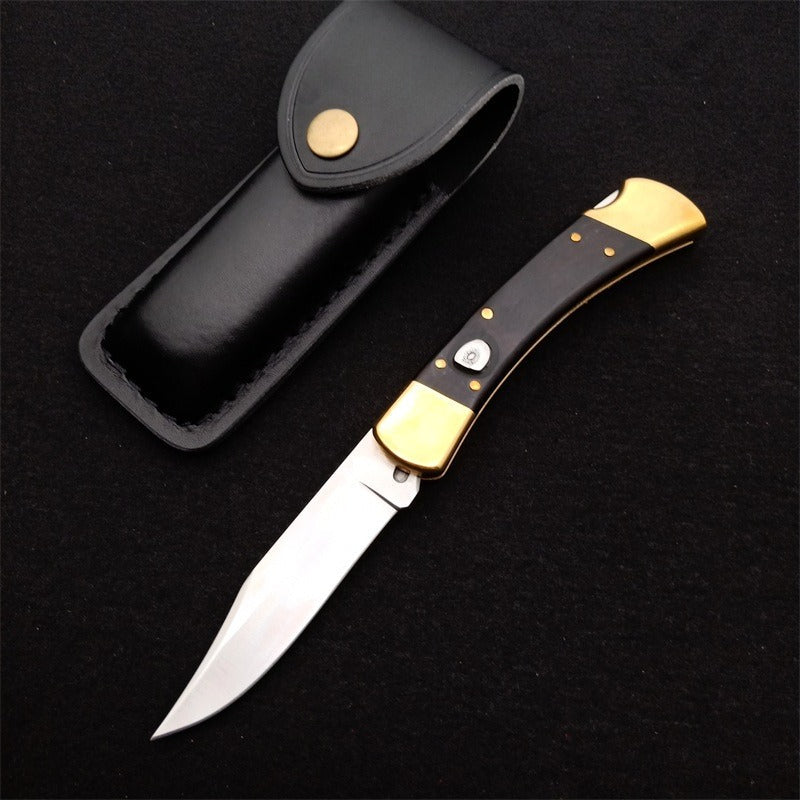 Einhand Kupferniet Schwarzer Palisander Holz Bk 110 Outdoor Klappwerkzeug