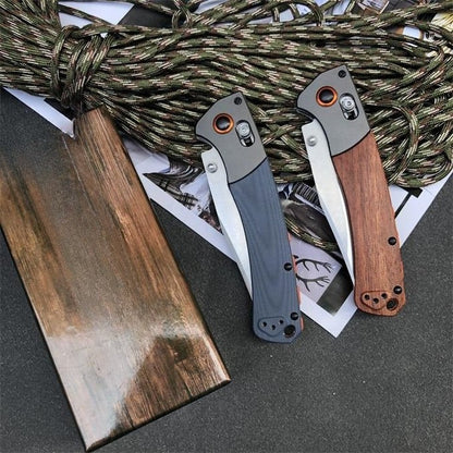 BM15080 Griff aus G10 und Sandelholz Outdoor Klappwerkzeug