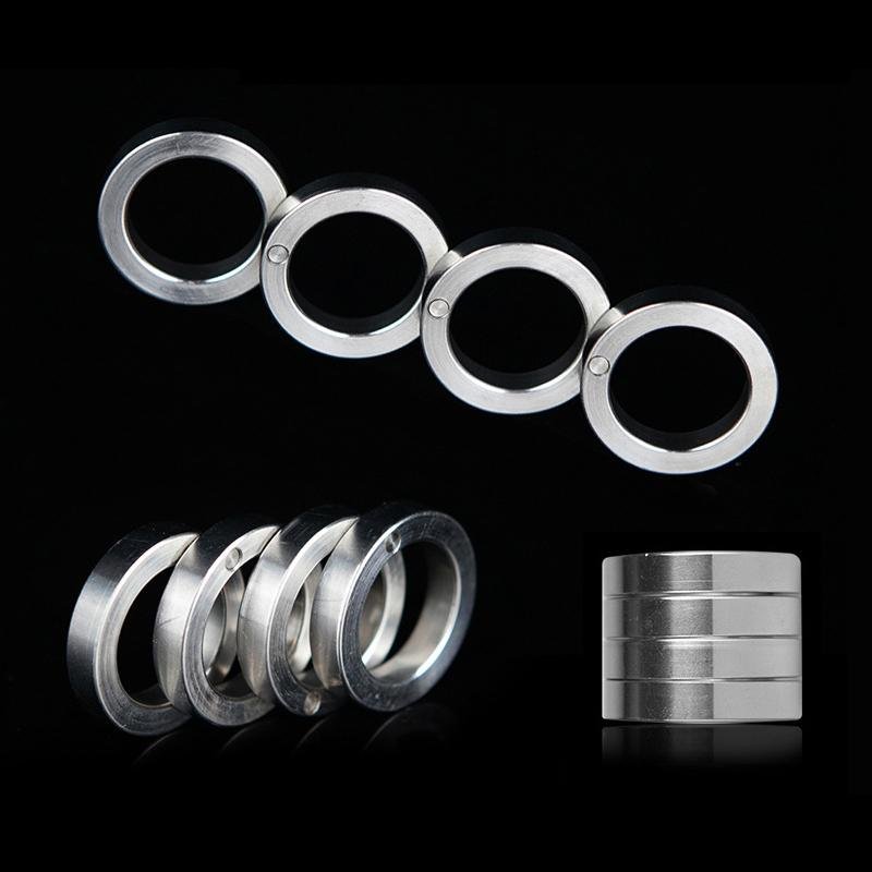 Zinc Alloy Folding Brass Knuckles Self Defense Tools For Women - Tacsafeworld EDC Gadgets