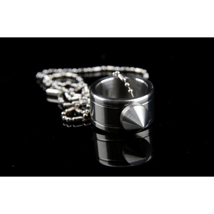 Full Stainless Steel Spike Ring Self Defense With Ball Chain - Tacsafeworld EDC Gadgets