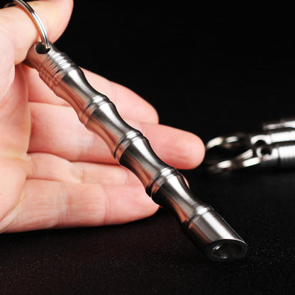 Stainless Steel Self Defense Bamboo Kubotan - Tacsafeworld EDC Gadgets