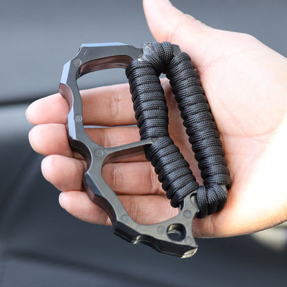 Black Carbon Fiber Finger Decor Bottle Opener Collectible