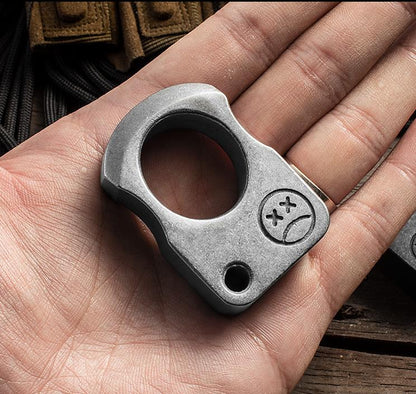High‑Quality Steel Single Finger Pocket EDC Collectible