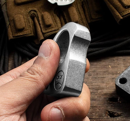 High‑Quality Steel Single Finger Pocket EDC Collectible