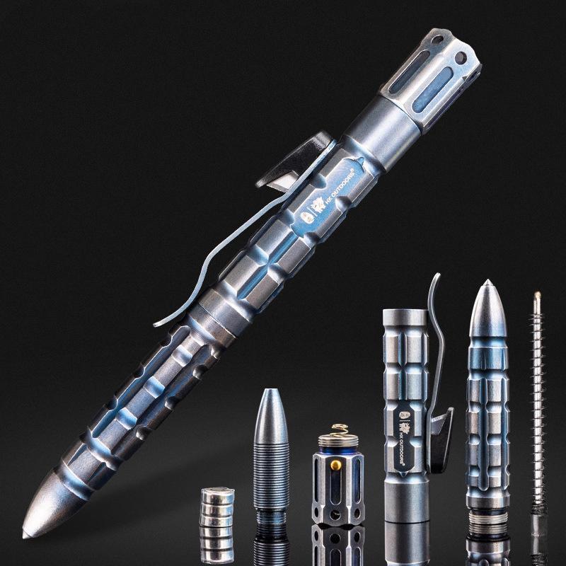 Samurai Armor Tactical Pen Flashlight - Tacsafeworld EDC Gadgets