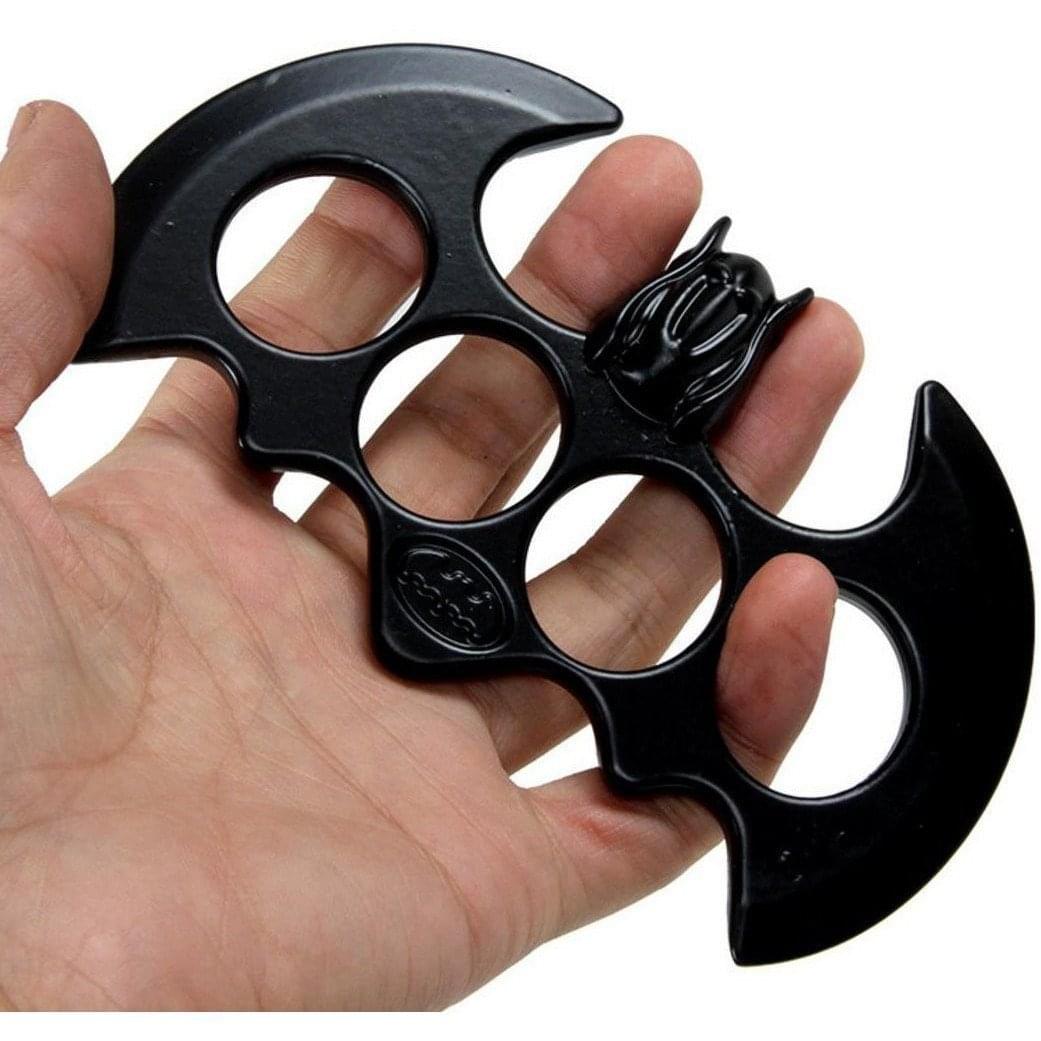 Anello in metallo a tema Batman nero da collezione per EDC