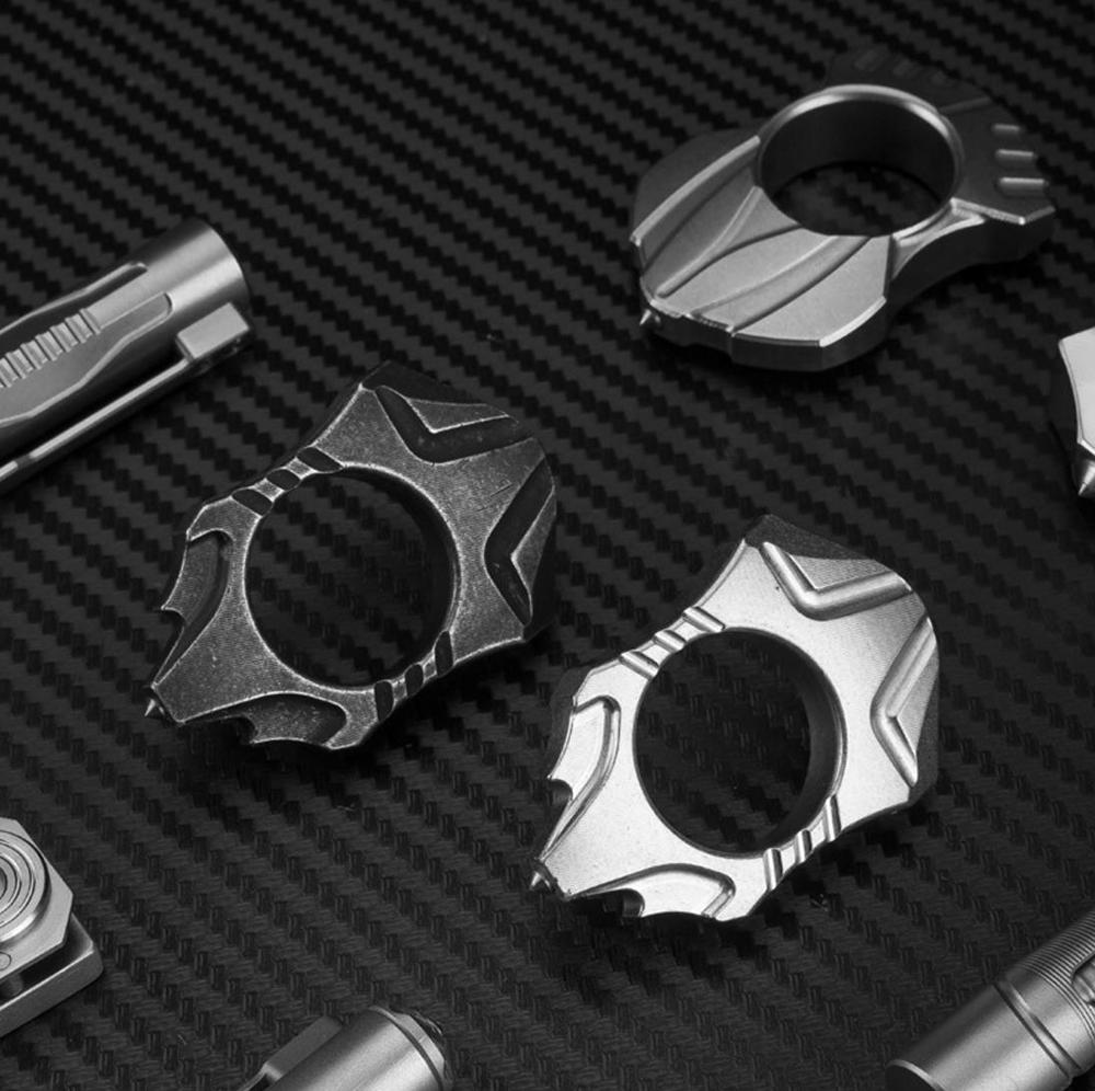 Stainless Steel Self Defense Ring - Tacsafeworld EDC Gadgets