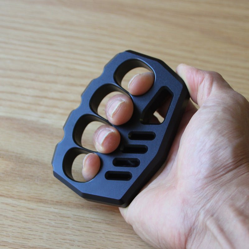 Self Defense Knuckle Rings Black Aluminium Alloy Light - Tacsafeworld EDC Gadgets - Tacsafeworld EDC Gadgets
