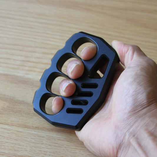 Self Defense Knuckle Rings Black Aluminium Alloy Light - Tacsafeworld EDC Gadgets - Tacsafeworld EDC Gadgets