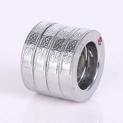 Edelstahl EDC-Ring | Outdoor-Metall-Fingerzubehör | CNC-gefräst