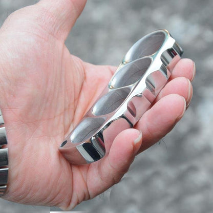 Real 304 Stainless Steel Knuckle Dusters Self Defense - Tacsafeworld EDC Gadgets