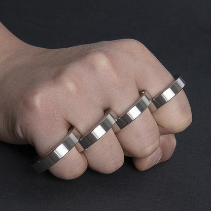 Klapp-Schlagring 440C Edelstahl