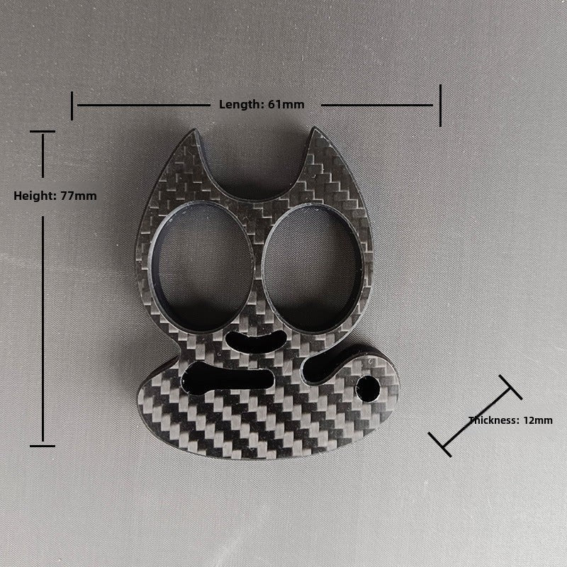 Multi‑Style Carbon Fiber Hobby Collectible EDC Ornament