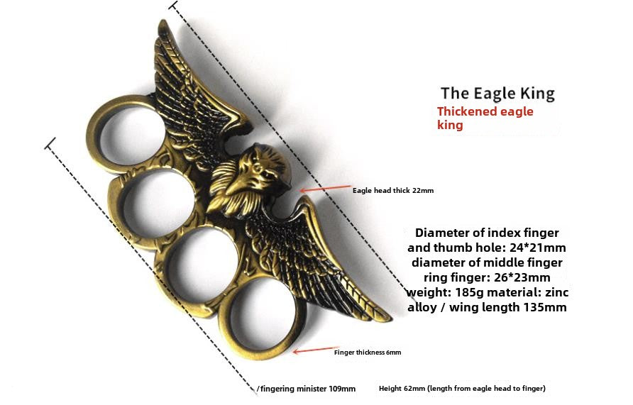 Thickened Zinc Alloy Eagle King Decorative EDC Tool