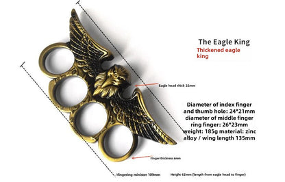 Thickened Zinc Alloy Eagle King Decorative EDC Tool